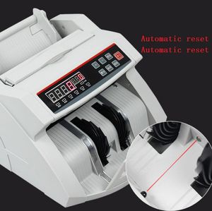 wholesale Compteur de billets, 110 V / 220 V, compteur d'argent, adapté à l'EURO US DOLLAR, etc. Machine de comptage d'argent compatible multi-devises LLFA