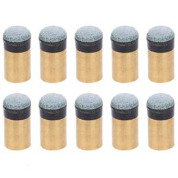 Biljart Accessoires 10 Stuks Pool Cue Tips Negen Ballen Club Vervangende Schroef Tip Koper 230615