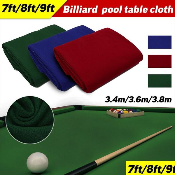 Accesorios de billar Accesorios de billar 6 piezas Tiras Mat Mesa de billar Paño Club Interior Barra profesional Durable El 7 8 9 pies Fieltro Er Spo Dhxjc