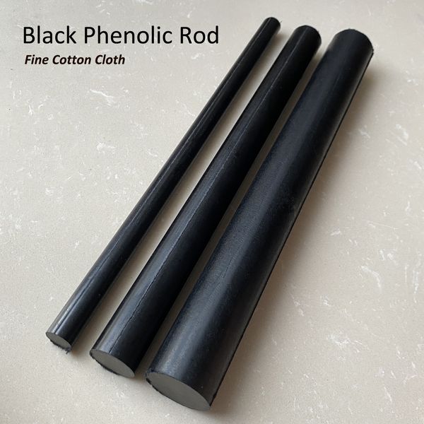 Accesorios de billar varilla fenólica negra barra de alta densidad de algodón fino para taco de billar Material de suministro de construcción 300mm de longitud 230615
