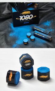 Accesorios de billar Predator Professional Pure Blue Medium Oil Pool Cue Octogonal Square Chalk 230615