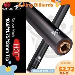 Biljart Accessoires PREOAIDR 3142 Koolstofvezel Keu As Maple Biljart Kit 10.8 11.75 13mm Tip Uni loc Joint Bullet 230616