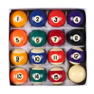 Billiard Balls Mini Set 16Pcs 253238mm Children Billiards Pool Table Polyester Resin Small Cue Full 230615