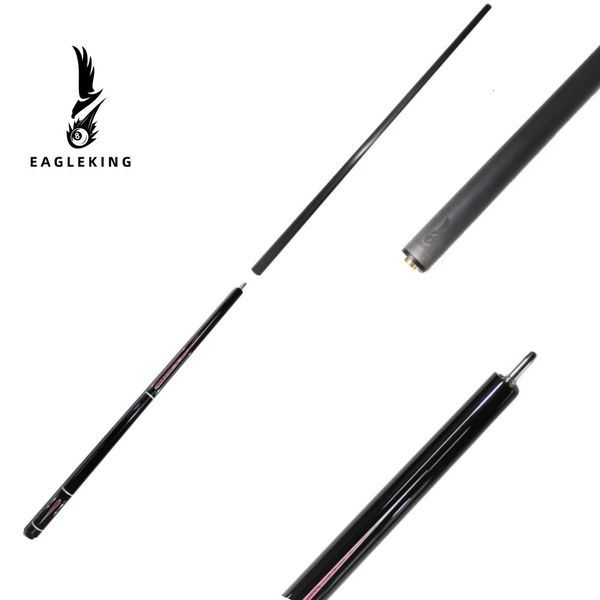 Billard Cue en fibre de carbone Arbre 1/2 Split Cue Tech Tech Pool de bois 12,9 mm Taille de pointe Black Technology Fibre Pool Pool Cue 240328