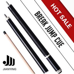 Queues de billard 58' Jianying Punch Jump Queue 132mm Tip Hard Maple Shaft Linen Wrap Professional Break Billard Stick Help You And Run 230726