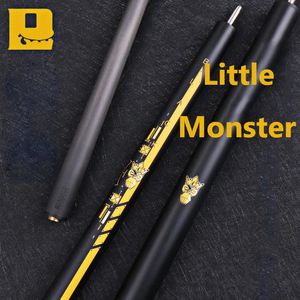 Queues de billard Marque Little Monsters Black Egg Break Jump Stick 1298mm Taille de la pointe Arbre en fibre de carbone Poignée lisse 231208