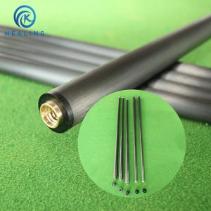 Biljartkeus Aangepaste 100 Carbon Fiber Zwarte Technologie Schacht Van Pool Cue Voorste Deel Voor PlayBreakSnooker Met Schuim Y231213