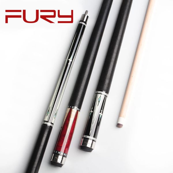 Queues de billard Fury Pool Cue Maple Shaft AK Series avec étui Lin Thread Tec Decal Taco De Billar Stick Kit Expédition par le fabricant 230413