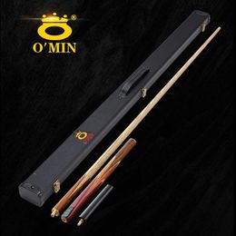 Biljartkeus OMIN Snookerkeu 34 Jointed Stick 95mm10mm Tips met Case Set 84058403 231208