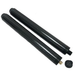 Biljartkeus xmlivet 6inch8inch10inch12inch zwart carbon cue extensions met bumper voor Longoni signalen Zwembad extenders 231208