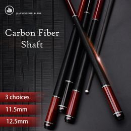 Queues de billard YFEN fibre de carbone queue de billard 115mm 125mm avec poignée en cuir véritable Extension de boîtier professionnel 231208