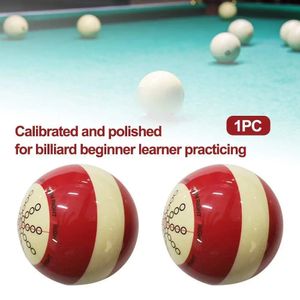 Billard Practice Training Cue Ball Durable Resin Billing Snooker Training Balls Resin Billard Pool Cueball 57 mm Ball de rangement 240328