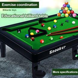 Biljarttafels Board Games Mini Ball Biljart Snooker Kids Toys Home Party Montessori Sports Table Game Parent Child Interaction Boys Gift 230801