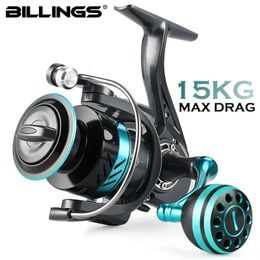 BILLINGS DK 1000 ~ 7000 Série5.2 1 Ratio de vitesse 22 lb Max Dragcnc Metal Spoolspinning Fishing Reelfor Freshwater Saltwater 240417
