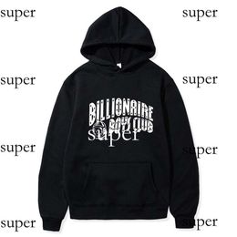 Billionaire Boy Club Sweator Designer Sweaties Fashion Letter Imprimers Men's Women's Street Street Teenager Tide Sportswear Unisexe Hoodie Hop Clothing Taille S-XXXL 833