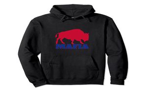 Bills Mafia Great Gift Buffalo Sports Bull Tailgate Party Holder Capucha unisex S5XL Blackgreynavyroyal BlueDark Heather6152857