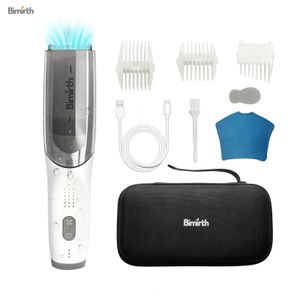 Bimirth enfants tondeuse à cheveux sans fil aspirateur professionnel Kit de tondeuse étanche Rechargeable Machine de découpe électrique 240116