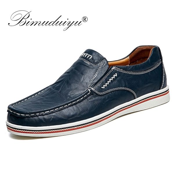 Bimuduiyu chaud vend masque de style britannique chaussures de bateau minimaliste design en cuir hommes habit chaussures mots de commerce formelle oxfords chaussures y200420