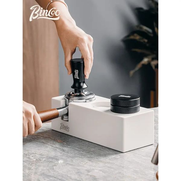 Bincoo Espresso Tamper Holder, Espresso Tamper Mat, Coffee Tamping Station Coffee Filter Tamper Holder for Barista Tool Home Kitchen Office Counters
