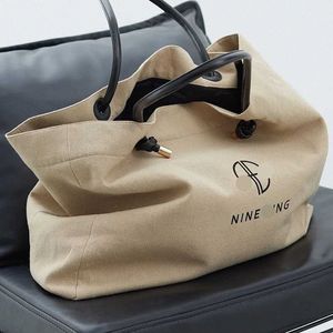 Bing Annie Bag Designer grote capaciteit Tote Anine Canvas Schouder Bing Beach Tas Winkelen Outdoor BagsXrb2# Anime Bag 8245