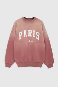 Sweat-shirt Bing New Niche Designer Designer AB Hoodie Pullover Casual Fashion Lettre vintage Imprimer le cou rond Coton Trend Loose Pull polyvalent Pull Tapv