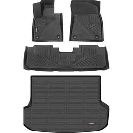 Binmotor All Weather Floor Mats and Cargo Douleur pour RX 2016-2022 RX / 2018-2022 RXL - Doublures de plancher de voiture à usage lourd en noir - accessoires RX inclus