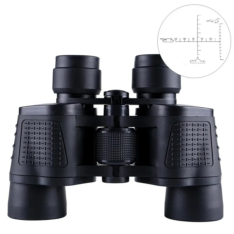 BINOCULS 80x80 Hoge vergroting Lange afstand Professionele telescoop HD Portable oefieces Civil Grade Night Vision Binoculo