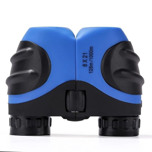 Binoculars Professional 8x21 Mini Telescope Télescope compact Binoculaire à l'épreuve des chocs pour le camping Travel Kids Toys Cadeaux