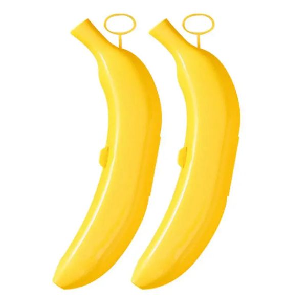 Boîtes banane Boîte à banane mignonne 1pc support de banane Banana Case Protector Fruit Rangement Boîte espace Sauveillance Conteneur de banane pour la maison