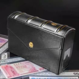 Bakken Muntenkoffer Organisator PU-leer PMG-gesorteerde bankbiljetten Valutahouder Map Verzameldoos Papiergeld Beschermende opslaggeschenken
