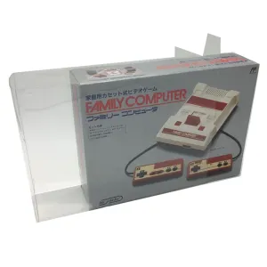 Caja de visualización de recolección de contenedores para FC/Family Computer/Famicom para JPN Game Storage Cajas transparentes TEP Shell Borne Collect Case