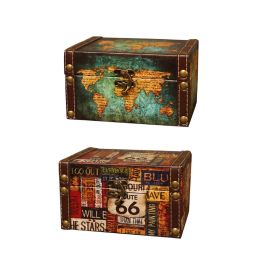 Bins E56C Estilo europeo Joyería Vintage Box de almacenamiento