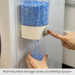 Bakken wasmiddel wasgent dispenser wallmounted waspoedercontainer waterdichte wasruimte organisatie en opslag met