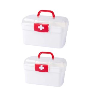 Bins multi -doele familie First Aid Kit Medicine Box Medical Storage Organizer Bins Container