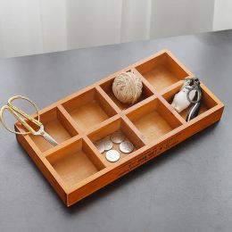 Bakken multifunctionele houten opbergdoos creatieve desktop houten doos organisator sieraden speelgoed potplanten container