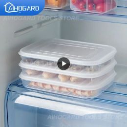 Boîtes de conservation transparente Boîte de conservation PE Réfrigérateur à couvercle souple peut empiler les fruits de mer, Boîte de rangement de légumes frais Congelage accessoires