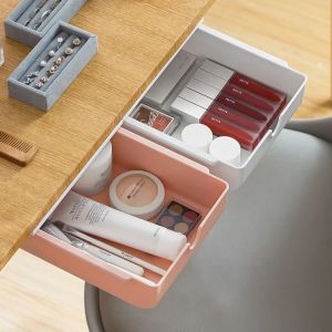 Bakken onder de bureau potloodbladen verborgen lade organisator uittrekken zelfklevende installatie Free Office make -up briefpapier opbergkastje