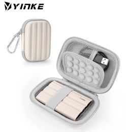 Bacs Yinke transportant un boîtier compatible avec Samsung T7 Shield / T7 / T7 Touch Portable SSD Hard EVA Portable Travel Storage Protective Cover de protection