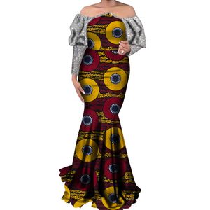 BintaRealWax Vestidos robes africaines pour femmes Dashiki robe de soirée élégante grande taille vêtements traditionnels africains WY9544
