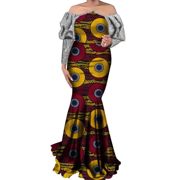 BintaRealWax robes africaines pour femmes Dashiki robe de soirée élégante grande taille vêtements africains traditionnels WY9544