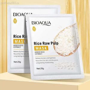 Bioaoua White Rice Feuille faciale CORÉAN CARE CORE MASCHE MASSE MYCHE MASSION 1D12