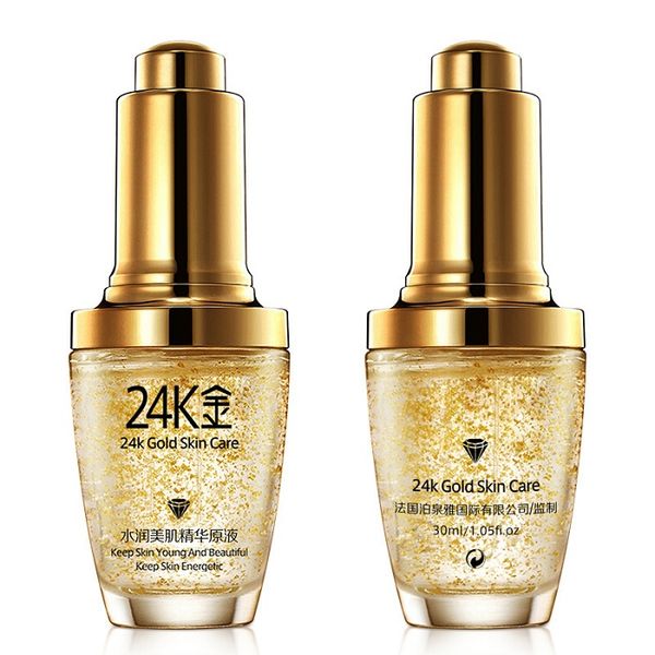 BIOAQUA 24k Gold Serum Cuidado de la piel Productos de crema facial Levantamiento instantáneo antienvejecimiento