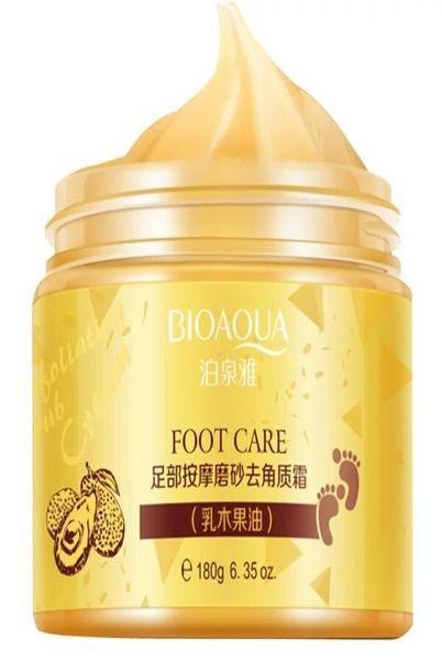 Bioaqua 24k Gold Shea Buttermasse Crème Péléling Masque Baby Foot Peau Crème de soins lisses Crème Exfoliant Foot Mask1435459