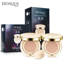Bioaqua Air Cushion BB Cream Brighten Corpeau Hydratant Fondation Fondation Fonds de blanchiment Base de visage Perfect Cover Cosmetics 240327