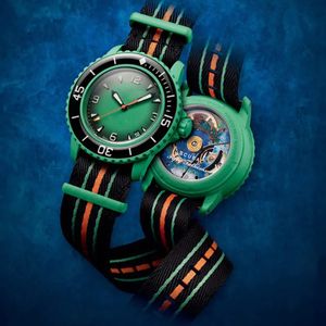 Biokeramisch herenhorloge Oceaan automatische mechanische horloges Hoge kwaliteit volledig functionele Stille Oceaan Antarctische Oceaan Indian Watch Designer uurwerkhorloges