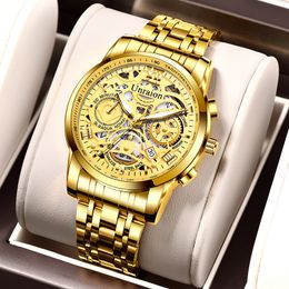 Bioceramic Planet Moon Mens Watches Full Function Quarz Chronograph Watch Mission to Mercury Neptune 40mm Nylon Luxury Watch polshorloges