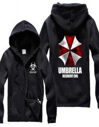 Biohazard Umbrella Corporation Corp Logo abrigo Resident Evil disfraz sudaderas con capucha Resident Evil paraguas cardigan5927815