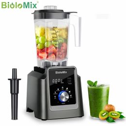 BioloMix Digitaal BPA GRATIS 2L Automatisch Programma Professionele Commerciële Blender Mixer Sapcentrifuge Keukenmachine IJs Smoothies Fruit 240116