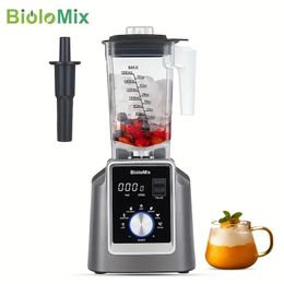 BioloMix Digital BPA GRATIS 2L Automatisch Programma Professionele Commerciële Blender Mixer Juicer Keukenmachine IJs Smoothies Fruit