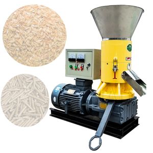 Machine à granulés de sciure de bois Machine de production de carburant à granulés de sciure Granulateur de copeaux de paille haute puissance Bois de paille de cosse de riz